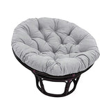 110cm Round Chair Cushion Hanging Egg Chair Cushion Swing Chair Seat Pad Relax Cushion Light Grey