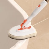 3-in-1 Cleaning Brush Kit with Adjustable Hndle and 4Pcs Brush Replacements
