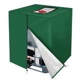 420D Oxford IBC Tank Cover for 1000L Water Storage with Zipper Green