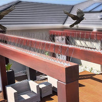 12Pcs Stainless Steel Bird Repeller Pigeon Repeller for Verandas Rooftops Window Frames