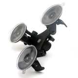 Triple Suction Cup Mount for GoPro and Action Cameras  Adjustable Camera Mount with Phone Clamp