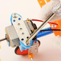 7Pcs Set STEM Toys for Kids Robot Building Science Experiments Toy Electric Motor Engineering Kit