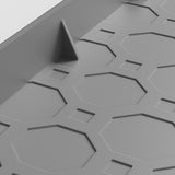 Under Sink Silicone Mat Raised Edge for Cabinet Floor Protection Gray