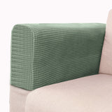 2PCS Universal Chair Arm Protector Covers for Furniture Light Green