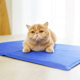 Polyester Gel Cooling Sleeping Pad for Dogs Cats Blue 6 Sizes