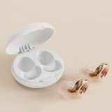 Silicone Noise Reduction Earplugs Reusable with 3 Pairs Ear Tips Gold
