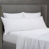 Cotton Long Soft Breathable Protector Cover Pillowcases White