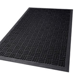 45×75 cm Non-Slip Door Mat Entrance Mat Black
