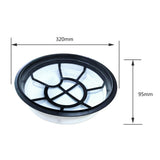 2Pcs Washable Replacement Motor Filters Compatible with Numatic Henry George Edward Vacuum Cleaners