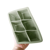 3 Pcs Silicone Ice Cube Trays with Lids 18 Cavity Large Square Molds Style 2