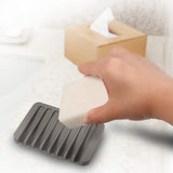 3Pcs Self Draining Soap Dishes Waterfall Drainer Soap Holder for Bathroom