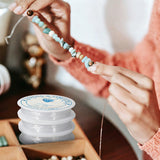 10 Rolls Stretch Elastic Cord String Bead Beading Jewellery Bracelet Clear Thread Line