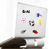50Pcs Soccer Stickers for Boys Girls Teens Soccer Stickers for Water Bottle Laptop Decoration