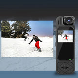 1080P Body Camera Portable Video Recording Cam with 180° Rotating Lens