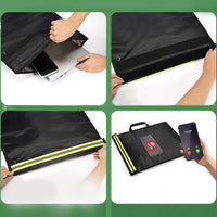 3Pcs Set Anti-Tracking Faraday Bags Anti-Theft Fireproof Bags with Reflective Strips