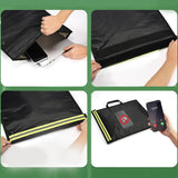 3Pcs Set Anti-Tracking Faraday Bags Anti-Theft Fireproof Bags with Reflective Strips