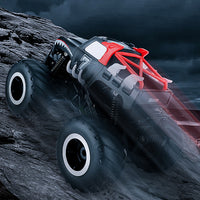2.4GHz RC Monster Truck 1:16 Scale RC All Terrain Car Toy Off Road RC Truck for Kids Red
