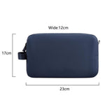 Travel Toiletry Bag Shaving Organizer for Men Women Navy Blue