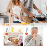 2-in-1 Wireless Caregiver Pager Caregiver Call Button for Elderly Pregnant Disabled
