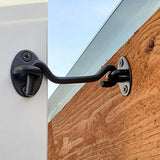 2PCS Stainless Steel Gate Latch Hook and Eye Lock Medium