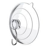 20PCS Suction Cup Hooks Clear No Trace Reusable Removable for Tile Glass Window Medium