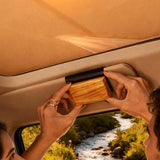 Natural Wooden Car Air Freshener Long Lasting Scent for Vehicles Style1