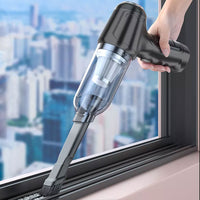 Cordless Handheld Vacuum Cleaner Home Car Dust Blower Dust Blower Mini Air Duster Black