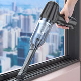 Cordless Handheld Vacuum Cleaner Home Car Dust Blower Dust Blower Mini Air Duster Black