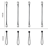 8 Pcs Bungee Cords with Hooks Heavy Duty Bungee Straps Strong Elastic Rope for Outdoor Tent Luggage
