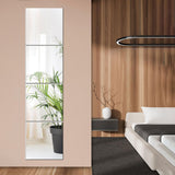 4Pcs Acrylic Mirror Wall Stickers 30x30cm Self-Adhesive Decorative Mirrors for Bedroom Living Room