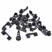 20PCS Adjustable Plant Bender Clip 360 Degrees Low Plant Training Garden Holders Black