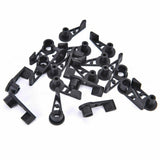 20PCS Adjustable Plant Bender Clip 360 Degrees Low Plant Training Garden Holders Black