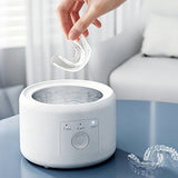 Retainer Dental Cleaner Machine Dentures Cleaner for Night Guards Aligner Jewelry with 180ML Capacity