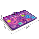 Rechargeable Dance Mat with 5 Modes Music Pad for Living Room Game Room