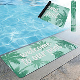 Summer Pool Doormat Non Slip Pool Floor Mat for Swimming Poolside Seating Mats Style 3
