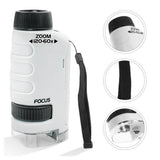 60X-120X Pocket Microscope Portable Handheld Miniscope White