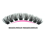 560Pcs Set Lash Clusters Wispy Fake Eyelash Extensions 8-16mm DIY Individual Lashes