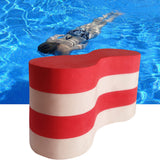 EVA Foam Swimming Pull Float Leg Trainer Clip Training Aid for Adults Beginners Red