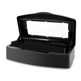 ABS Nail Tool Cleaning Soaking Box with Lift Up Filter Tray Black