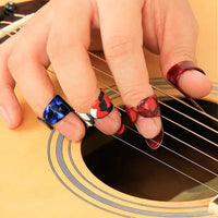 15PCS Finger Pick Set for Guitar – Includes 15-Grid Storage Case Box