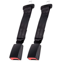 2Pcs 36cm Car Safety Belt Extender Seat Buckle Belt Car Lengthening Strap