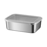 5Pcs Stainless Steel Food Storage Containers with Lids for Picnic Travel