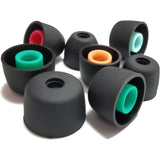 8 Pairs Replacement Silicone Ear Tips Compatible with Sony WF-1000XM5 WF-1000XM4 Earbuds Tips with XS/S/M/L Sizes Black