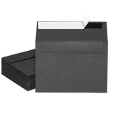 50 PCS Thick Kraft Paper Self Adhesive Envelopes for Cards Photos Black
