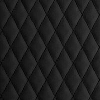 Car Center Console Cover PU Leather Car Armrest Box Cushion with 2 Storage Bags Black