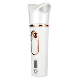 Portable USB Rechargeable Facial Mist Sprayer Mini Humidifier for Travel Home White
