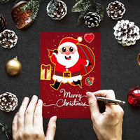 16Pcs Kids Christmas Stickers – DIY Stocking Stuffers Crafts and Christmas Decorations
