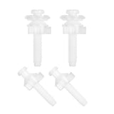 Toilet Seat Hinge Bolts Fixing Kit Plastic with Nuts Washers