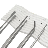 4Pcs BBQ Cooking Tweezer Tongs Stainless Steel Kitchen Tweezer Set