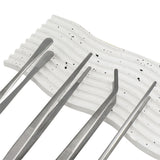 4Pcs BBQ Cooking Tweezer Tongs Stainless Steel Kitchen Tweezer Set